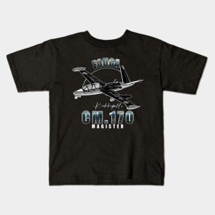 Fouga CM.170 Magister is French Jet Trainer Aircraft Kids T-Shirt